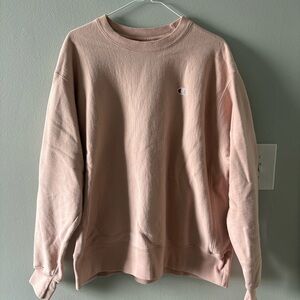 Champion Light Pink Crewneck Sweater